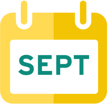 September calendar icon