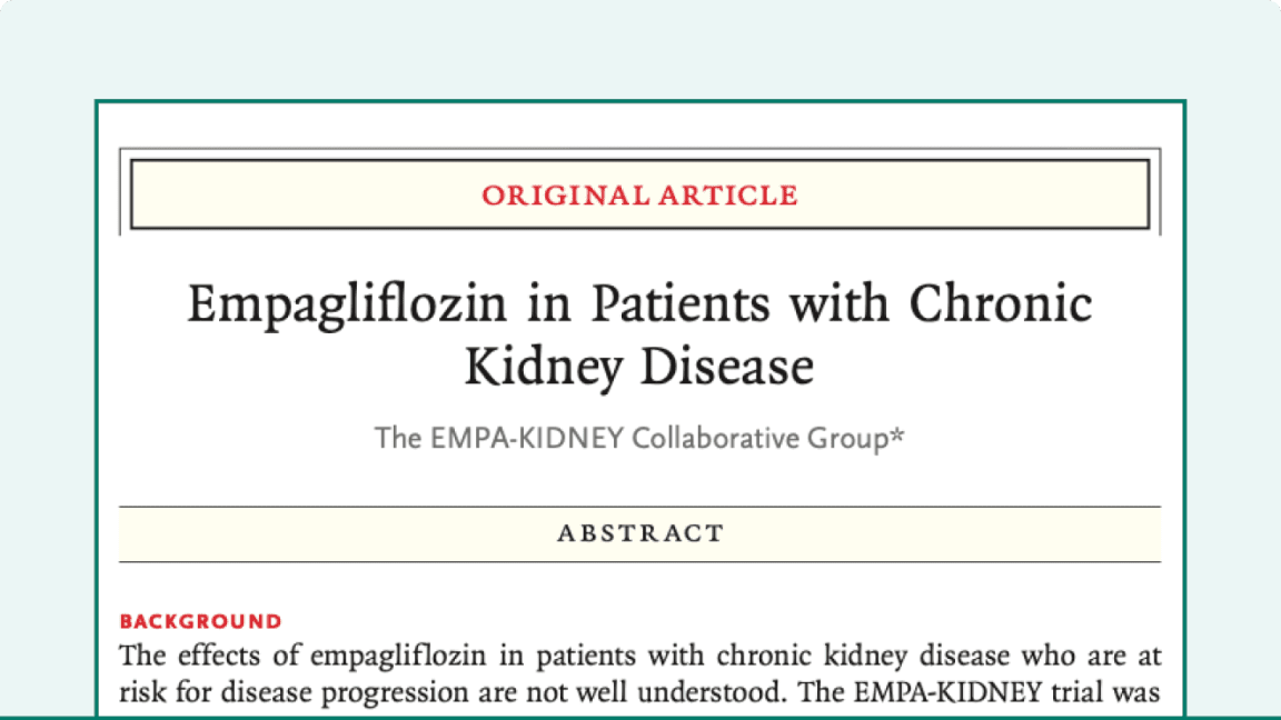 EMPA-KIDNEY Clinical Trial Publication