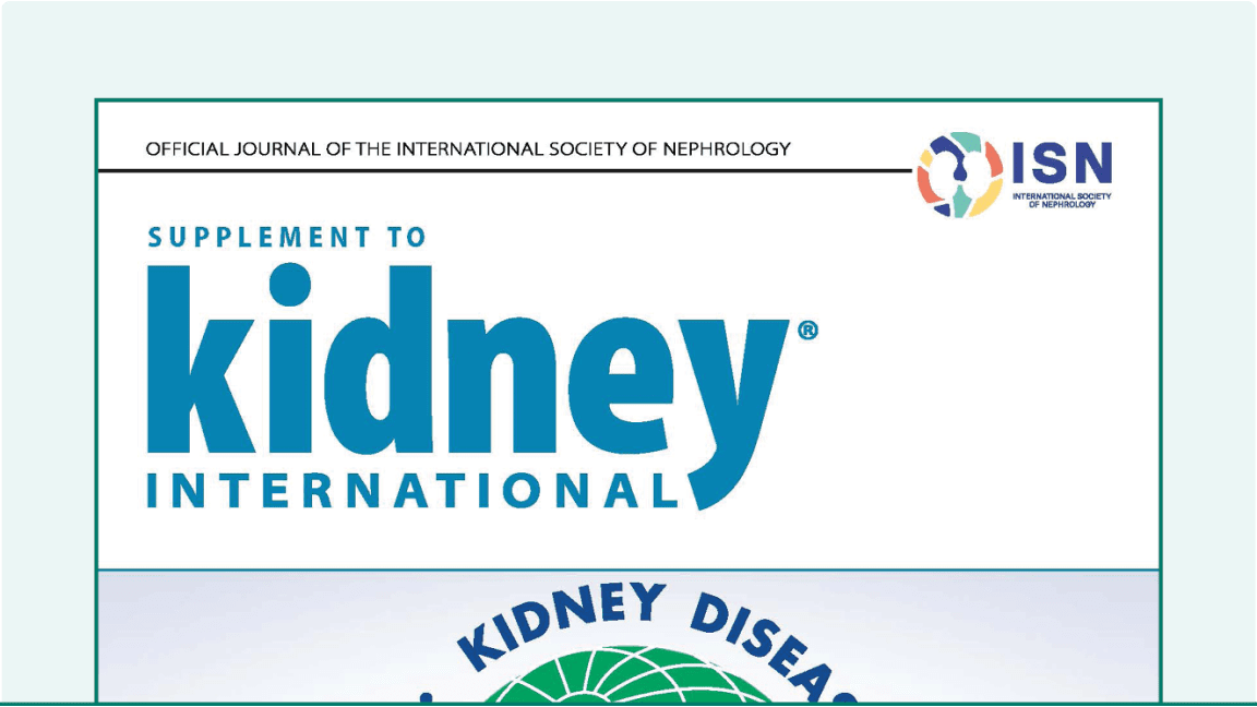 KDIGO Clinical Practice Guideline for the Evaluation and Management of CKD